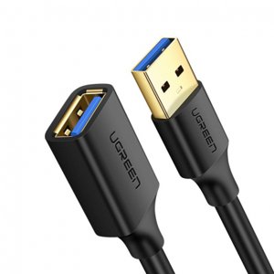Ugreen US129 Extension prodlužovací kabel USB 3.0 F/M 3m, černý (US129 30127)
