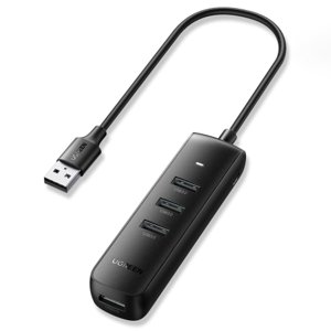 Ugreen CM416 HUB adaptér USB / 4x USB 3.0 0.25m, černý (CM416 10915)