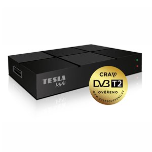 TESLA TE‒380 mini - set‒top box DVB‒T2 H.265 (HEVC) | rozbaleno