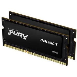 Kingston FURY Impact - 16GB (2x8) DDR3L, 1866MHz, CL11, SODIMM 1.35V; KF318LS11IBK2/16