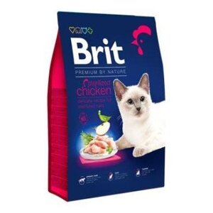 Brit Premium Cat by Nature Sterilized Chicken 8kg; 126137