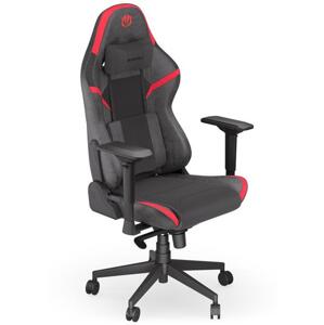 Endorfy herní židle Scrim RD kombinace textil kůže černočervená; EY8A002