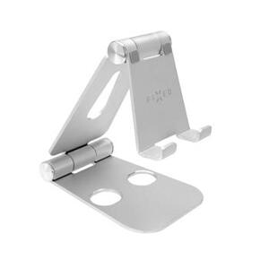 Fixed Hliníkový stojánek Frame PHONE na stůl pro mobilní telefony, stříbrný; FIXFR-PHO-SL