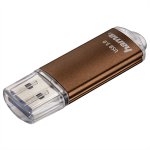 Hama FlashPen Laeta, USB 3.0, 64 GB, 40 MB/s, hnědá; 124004