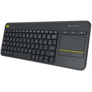 Logitech Wireless Touch Keyboard K400 Plus - CZ - klávesnice bezdrátová, USB, černá; 920-007151