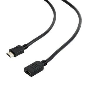 Kabel C-TECH HDMI-HDMI 3m, 2.0 M/M stíněný, zlacené kontakty, prodlužovací, černý; CC-HDMI4X-10