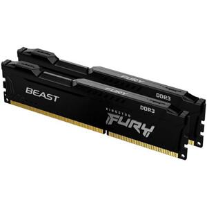 Kingston FURY Beast Black - 8GB (2x4) DDR3, 1600MHz, CL10, DIMM; KF316C10BBK2/8