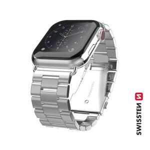 Swissten řemínek pro Apple Watch kovový 38-40 mm stříbrný; 46000302