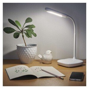 EMOS LED stolní lampa LILY, bílá; Z7629W