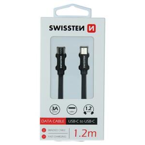 Swissten USB-C/USB-C 1.2m, černý; 71527201