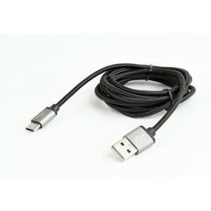 Kabel CABLEXPERT USB 3.0 AM na Type-C kabel (AM/CM), 1,8m, opletený, černý, blisterr; CCB-mUSB2B-AMCM-6
