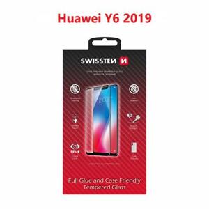 Swissten sklo  full glue, color frame, case friendly  Huawei Y6 2019 černé; 54501724
