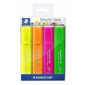 Staedtler Zvýrazňovač "Textsurfer classic 364", 4 barvy, 1-5mm; TS364WP4