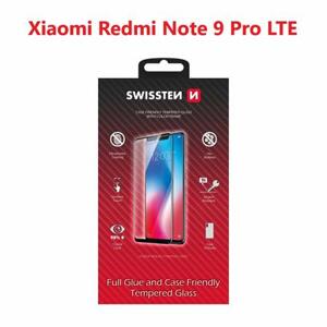 Swissten sklo full glue, color frame, case friendly Xiaomi Redmi note 9 pro lte černé; 54501774