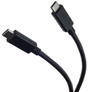 PremiumCord Kabel USB 3.1 konektor C/male - USB 3.1  C/male, černý, 1m; ku31cc1bk