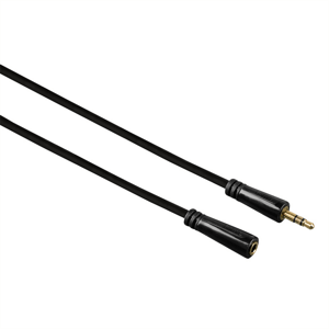 Hama prodlužovací audio kabel jack 3,5 mm stereo, 5 m, pozlacený, 3*; 122322