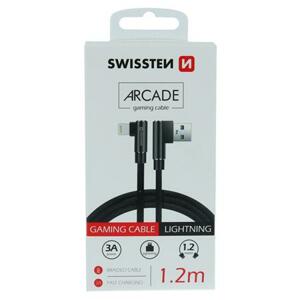 Swissten arcade USB / lightning 1,2 m černý; 71527700