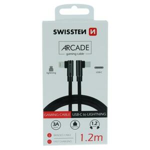 Swissten arcade USB-C / lightning 1,2 m černý; 71529900