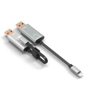 PremiumCord Lightning nabíjecí a synchr. kabel, 8pin - USB s čtečkou karet, 15cm; kipod39