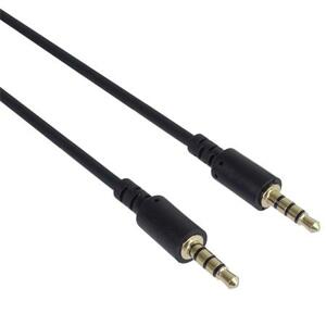PremiumCord Kabel Jack 3.5mm 4 pinový  M/M 1,5m pro Apple iPhone, iPad, iPod; kjack4mm015