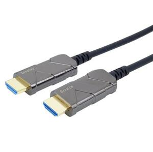 PremiumCord Ultra High Speed HDMI 2.1 optický fiber kabel 8K@60Hz,zlacené 20m; kphdm21x20