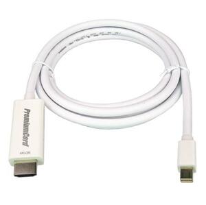 PremiumCord mini DisplayPort 1.2 na HDMI 2.0  kabel pro rozlišení 4Kx2K@60Hz, 2m; kportadmk04-02