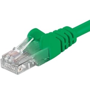 PremiumCord Patch kabel UTP RJ45-RJ45 CAT6 1,5m zelená; sp6utp015G