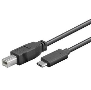 PremiumCord Kabel USB 3.1 konektor C/male - USB 2.0 konektor B/male, 1m; ku31cd1bk
