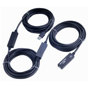 PremiumCord USB 3.0 repeater a prodlužovací kabel A/M-A/F  15m; ku3rep15