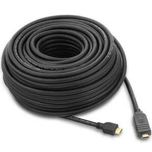 PremiumCord HDMI High Speed with Ether. kabel se zesilovačem, 10m, 3x stínění, M/M, zlacené konektory, černý; kphdmer10