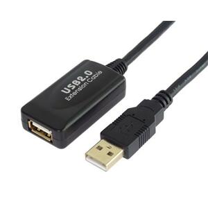 PremiumCord USB 2.0 repeater a prodlužovací kabel A/M-A/F  5m; ku2rep5