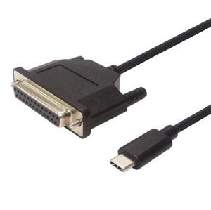 PremiumCord Převodník USB3.1 na paralelní port Canon 25 pin, délka 1,5m; ku31par