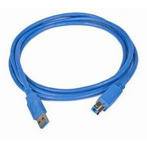 Kabel CABLEXPERT USB A-B 3m 3.0, modrý; CCP-USB3-AMBM-10
