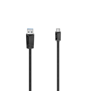Hama USB-C 3.2 Gen1 kabel typ A-C 0,75 m, černý; 200651