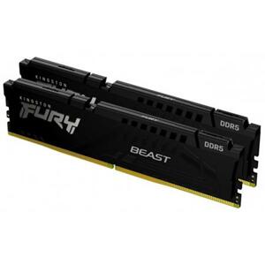 Kingston FURY Beast Black - 32GB (2x16) DDR5, 4800MHz, CL38, DIMM; KF548C38BBK2-32