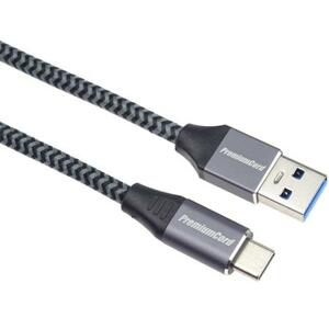 PremiumCord kabel USB-C - USB 3.0 A (USB 3.1 generation 1, 3A, 5Gbit/s) 0,5m oplet; ku31cs05