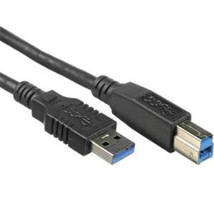 PremiumCord Kabel USB 3.0 Super-speed 5Gbps  A-B, 9pin, 1m; ku3ab1bk