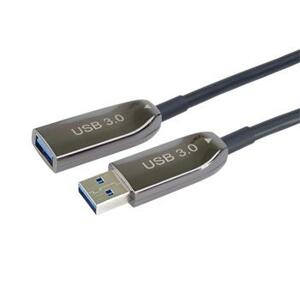PremiumCord USB 3.0 prodlužovací optický AOC kabel A/Male - A/Female  15m; ku3opt15
