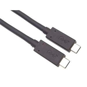 PremiumCord USB4 40Gbps 8K@60Hz kabel Thunderbolt 3 certifikovaný USB-IF 0,8m; ku4cx08bk