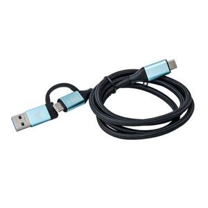 i-Tec USB-C kabel na USB-C s integrovaným USB 3.0 Adaptérem; C31USBCACBL