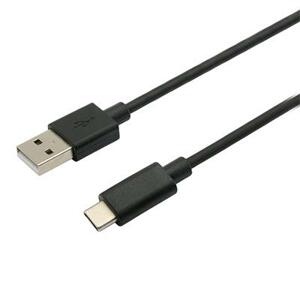 Kabel C-TECH USB 2.0 AM na Type-C kabel (AM/CM), 1m, černý; CB-USB2C-10B