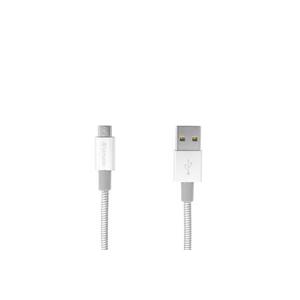 Verbatim Micro USB kabel 100cm, SYNC + CHARGE stříbrný; 48862