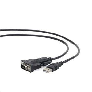 Kabel Cablexpert adapter USB-serial 1,5m 9 pin (com), černý; KAB051C3B