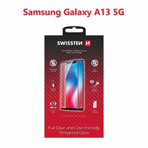 Swissten sklo full glue, color frame, case friendly Samsung Galaxy A13 5G černé; 54501816