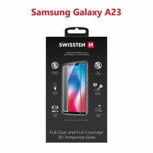 Swissten sklo ultra durable 3D full glue glass Samsung Galaxy A23 černé; 64701902