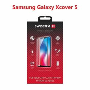 Swissten sklo full glue, color frame, case friendly Samsung G525 Galaxy XCOVER 5 černé; 54501794