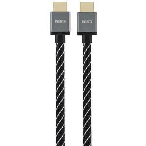 Avinity Classic HDMI kabel Ultra High Speed 8K, 1 m, kovové konektory, opletený; 127171