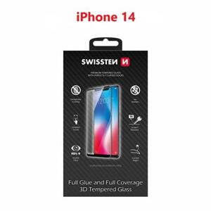 Swissten sklo ultra durable 3D full glue glass Apple iPhone 14 černé; 64701908