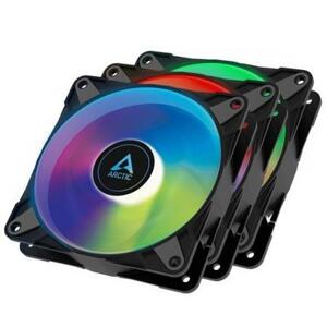 Arctic P12 PWM PST A-RGB 0dB Value pack (3 ks) ventilátor - 120mm, black; ACFAN00232A