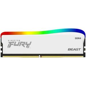 Kingston FURY Beast White DDR4 16GB 3600MT/s DIMM CL17 RGB SE; KF436C18BWA/16
